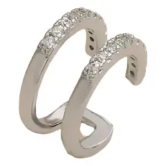 GENERICO - Earcuff Minimalista en Plata 925 con Circones para Todos