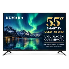 KUMARA - Smart TV QLED 55 Pulgadas 4K UHD HDR VIDAA KQ55V25