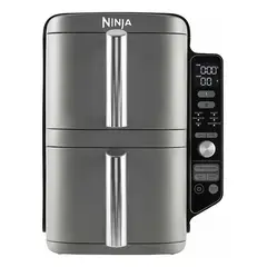 GENERICO - Freidora De Aire Vertical Double Stack Xl 9.5l Ninja Negro