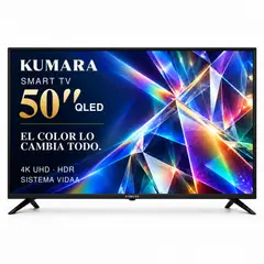 KUMARA - Smart TV QLED 50 Pulgadas 4K UHD HDR VIDAA KQ50V25