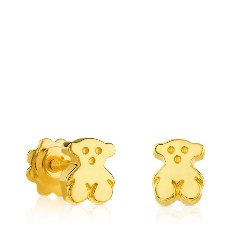 TOUS - Aros Puppies De Oro Mujer Tous