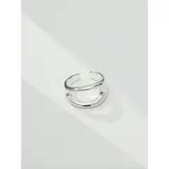 WATSON - Anillo de Plata 925 Ajustable Dorado y Plateado Modelo J0079