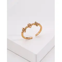YONG JUN - Anillo de Plata 925 Ajustable Estilo Vintage Diseño Elegante