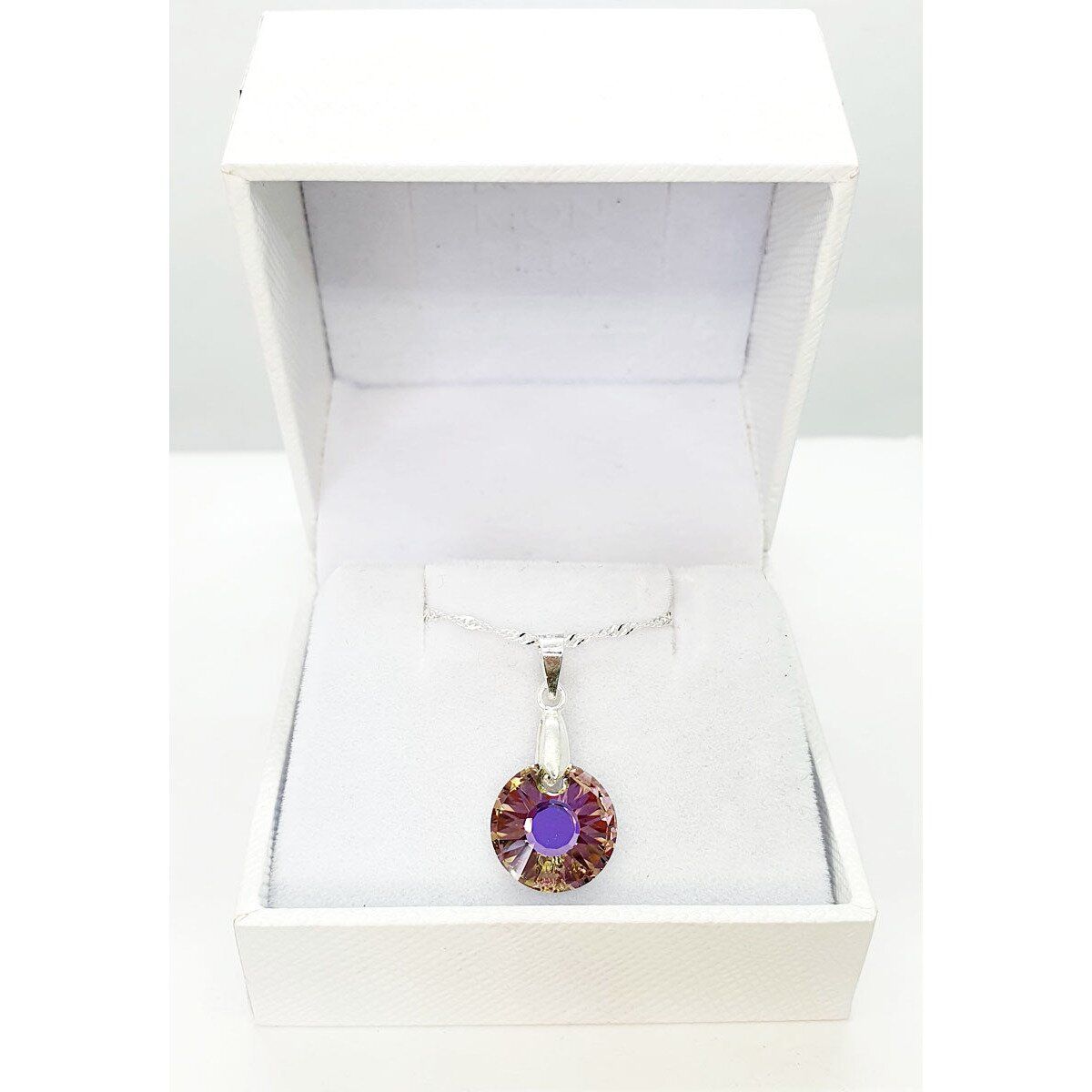 JOYAS MONTERO - Collar Paris Con Swarovski Vitral Light