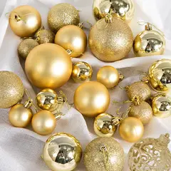 KUANGYE - Esferas Navideñas Para Árbol De Navidad Adorno 100 Piezas