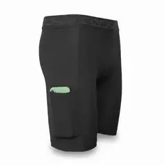 PENALTY - CALZA DEPORITVA CORTA SKIN 183 CON BOLSILLO CELULAR COLOR NEGRO