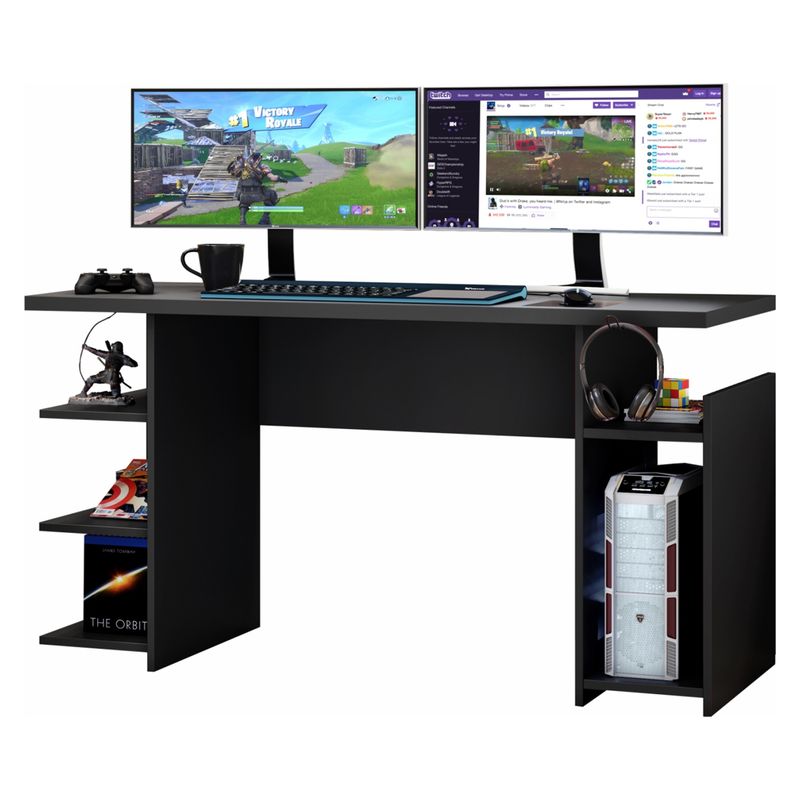HOME MOBILI - Escritorio Gamer Boku Negro Home Mobili