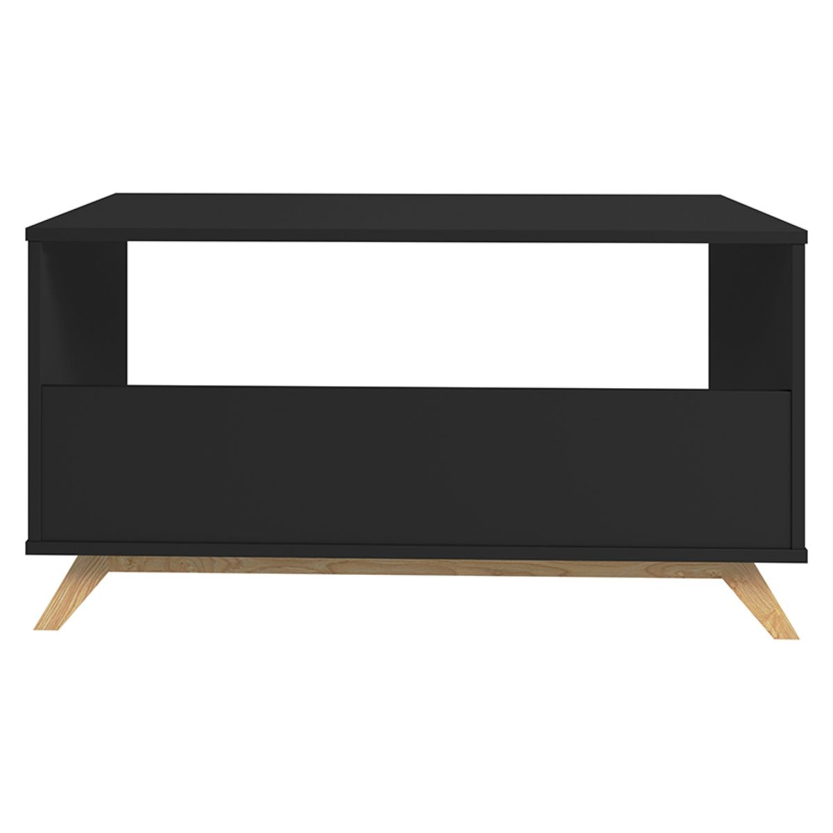 HOME MOBILI - Mesa De Centro Negro Maya Home Mobili