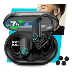 GENERICO - Auriculares Bluetooth Deportivos Inalámbricos con Gancho