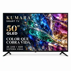 KUMARA - Smart TV QLED 50 Pulgadas 4K UHD HDR VIDAA KQ50V25