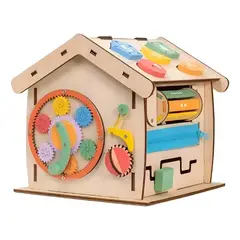 GENERICO - Casa Didáctica de Madera Montessori para Aprendizaje Infantil