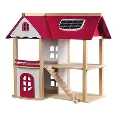 GENERICO - Casa de Madera para Jugar y Aprender en Niños