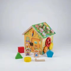 GENERICO - Casa de Madera Montessori para Desarrollo Motor Infantil