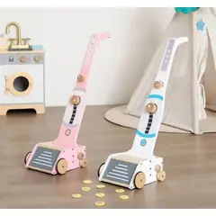 GENERICO - Juego de Aspiradora de Madera para Niños Ideal para Aprender