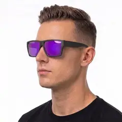 NOVY - Gafas Lentes De Sol Deportivas UV400 + Estuche y paño Negro