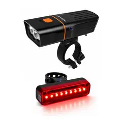 TECNOLAB - Set Luces para Bicicletas Led TL210 1000lm