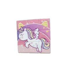 GENERICO - Cubo Unicornio Arcoíris Kawaii