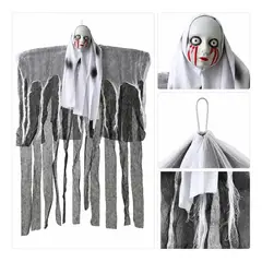 TSKY CHILE SHOPPING - Decoración Halloween Bruja Colgante Adorno Terrorífico Para Entradas Pasillos Exteriores
