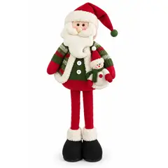 HERRERA MAISON - Muñeco de Navidad Extendible Kitem Santa 100 CM