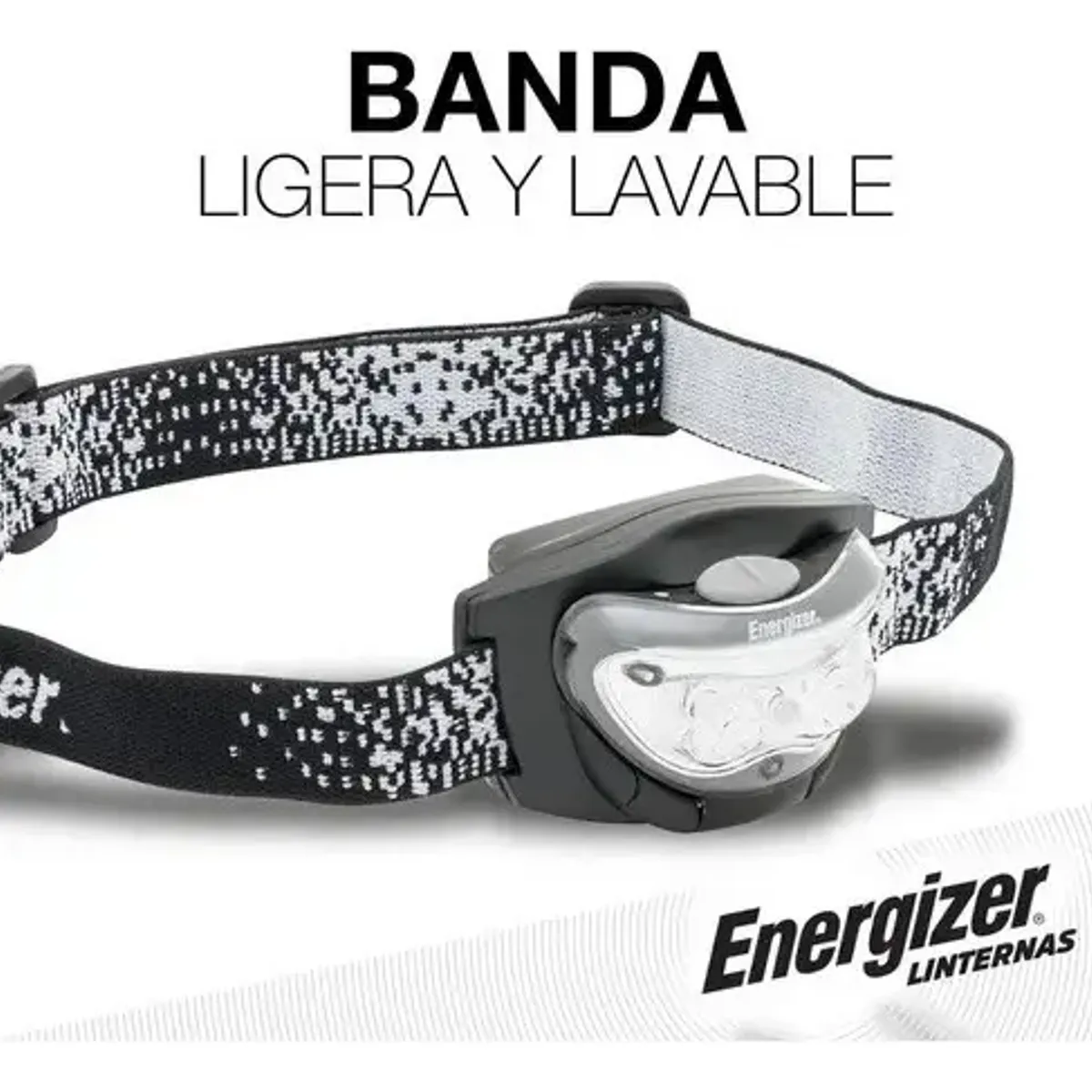 ENERGIZER - Linterna Led Energizer Headlight Vincha Negra - Luz Blanca