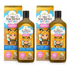 TIO NACHO - Pack X2 Tío Nachito Bebé Real Shampoo Cabello Y Cuerpo 400ml