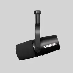 SHURE - Micrófono dinámico MV7X XLR para podcast y streaming Negro