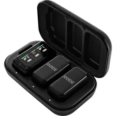 RODE - Micrófono inalámbrico Wireless Micro 2TX 1RX con estuche de carga