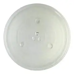 GENERICO - Plato Para Microondas De Vidrio Templado De 27 Cm, Universal