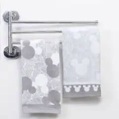 MASHINI - Toalla de Mano Baño 30 x 50 Disney / Mickey Gris Variedades