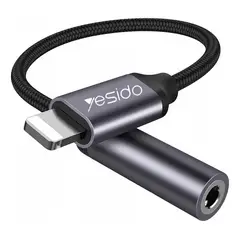 YESIDO - Cable De Audio Auxiliar Yau21 Cable Adaptador De Audio 12cm