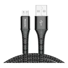 YESIDO - Cable De Carga Ca50 Usb Lightning 2.4a 2m