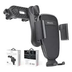 YESIDO - Soporte Auto C105 Rejilla Doble Clip 360°