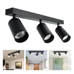 ATURE - Aplique Negro Triple Porta Ampolleta Dicroica Dirigible