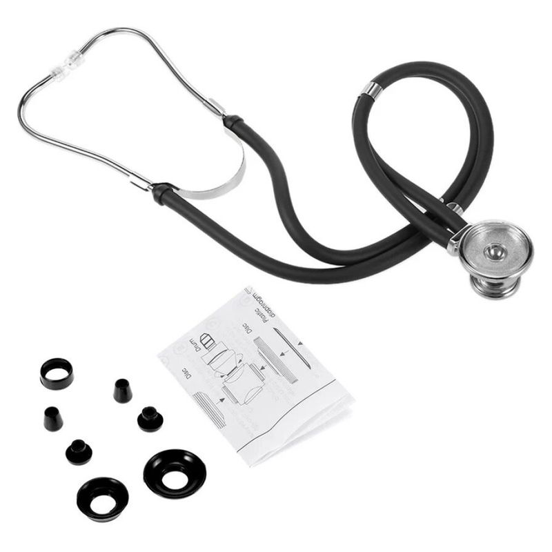 GENERICO - Fonendoscopio estetoscopio profesional Negro