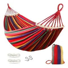 NEBLISUR - Hamaca Barra Contra Nudos Antivuelco 190x100cm Para Camping,Yardín Y Playa Con Ganchos 200KG