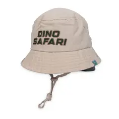 PILLIN - Gorro Bebé Niño Filtro UV Dinosaurios Beige