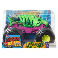MATTEL - Hot Wheels Monster Trucks Escala 1:24 - Skelesaurus