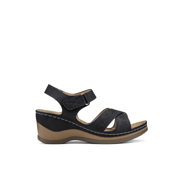 Sandalias PU Mujer Taco Cuña JS83