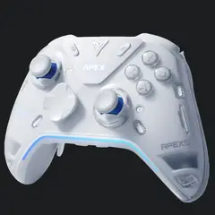 FLYDIGI - Apex 5 Control Inalámbrico Elite para Juegos Hall Effect 1000Hz Blanco