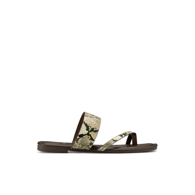 Sandalia tipo Chala PU Textil Mujer Plano HY25