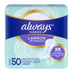 ALWAYS - Protectores Diarios Largos 1x50ud