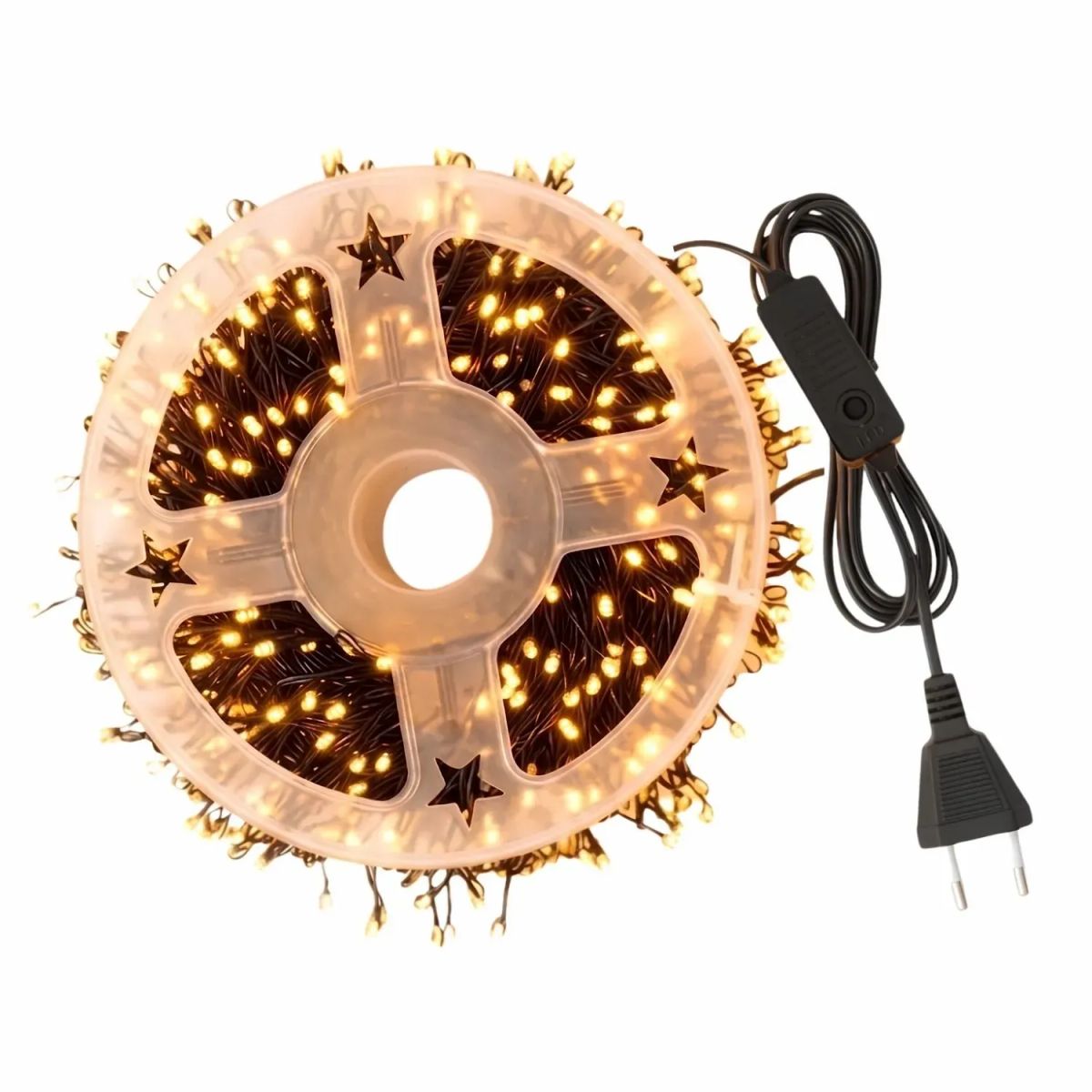 DALI - Luces Hada Navideñas 900 LED 30 m Luz Cálida con 9 Funciones