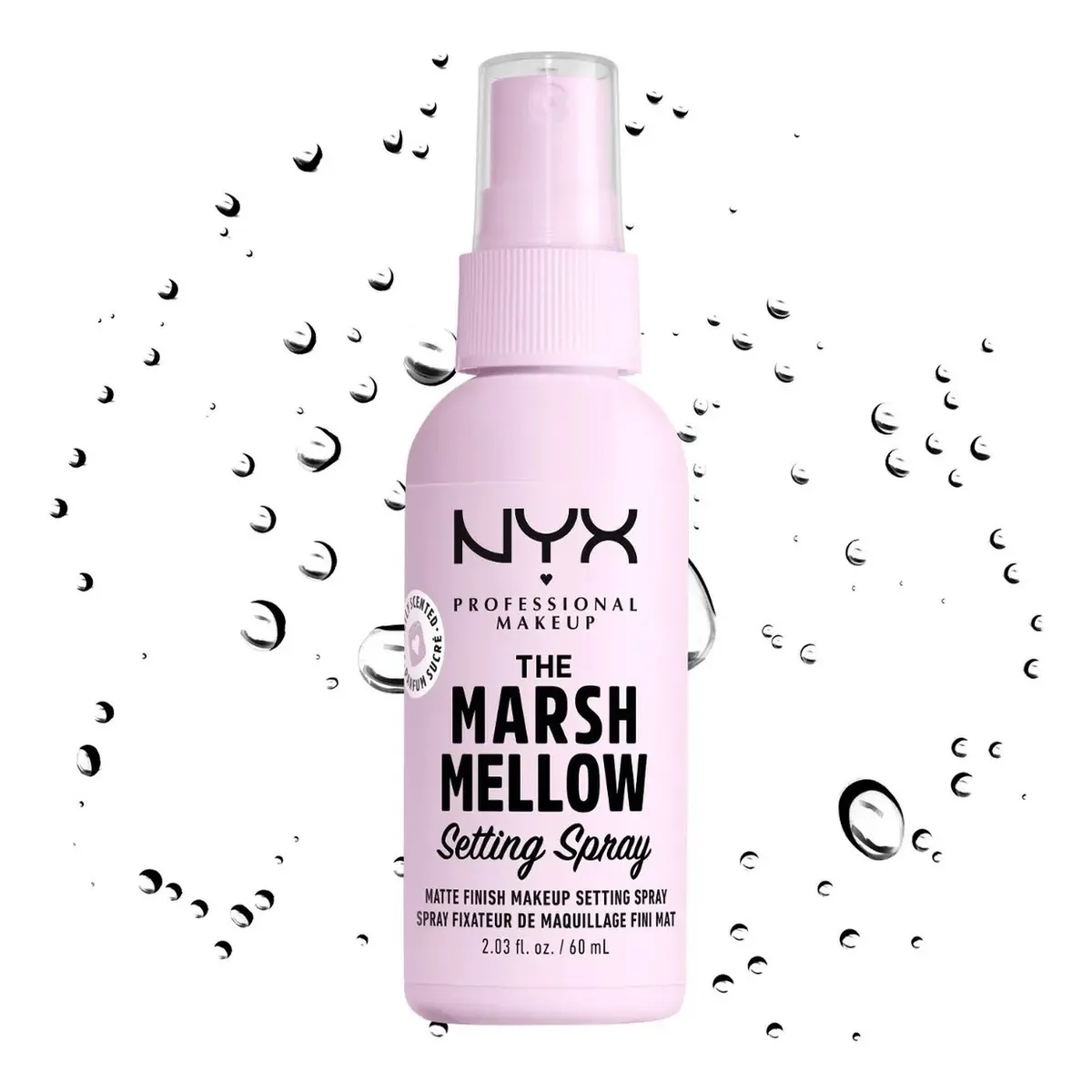 NYX PROFESSIONAL MAKEUP - Pack Duplo Spray Fijador de Maquillaje NYX The Marshmellow Mate 60 ml c/u