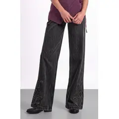 RAINDOOR - Pantalon Tachas Paisley Gris Mujer