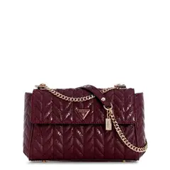 GUESS - Cartera Stacey Convertible Xbody Flap Rojo