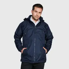 JAYSON - Parka Basica Hombre Azul marino