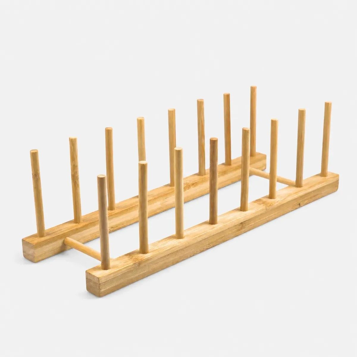 CHINA - Escurridor De Loza Platos Bambu 7divisiones Cocina LABG