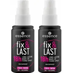 ESSENCE - Pack X2 Fijador Maquillaje Fix & Last 18h