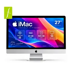 APPLE - IMAC CORE I5 20 GB DE RAM Y 500 GB DISCO SSD 27 PULGADAS 5 K