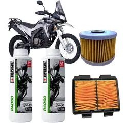 IPONE - KIT MANTENCION MOTO VOGE 300 RALLY R4000 15W50